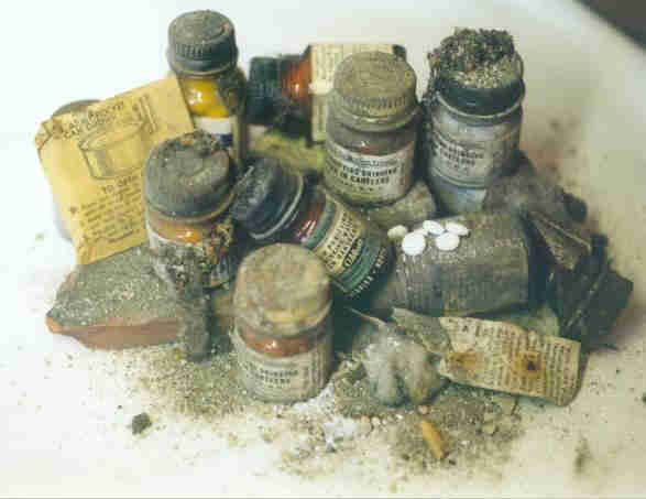 Wasseraufbereitungstabletten, 40-50er Jahre